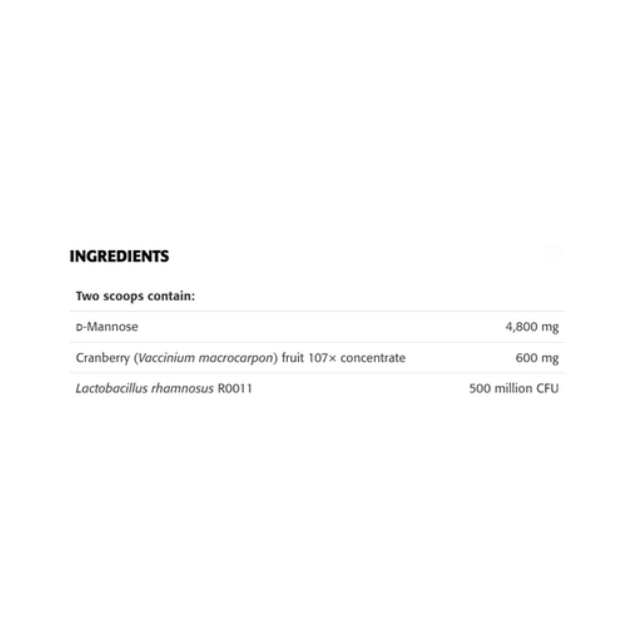 D-Mannose_ingredients - New Roots